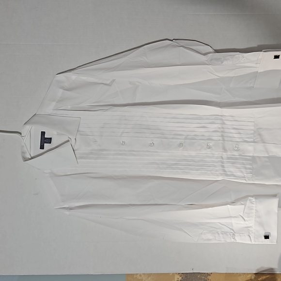 long sleeve, formal dress shirt with ties and cufflinks. XL - Picture 1 of 10
